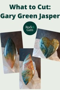 Gary Green Jasper Slab 155x69x6.4mm-SLB0153Jx