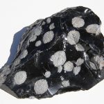 Cristobalite Snowflakes within obsidian