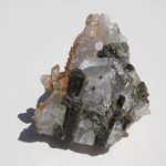 Green epidote quartz