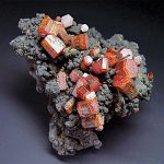 Dark matrix Vanadinite specimen