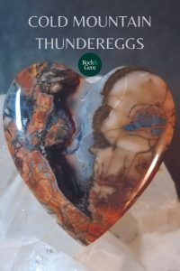 cold mountain thunderegg heart shaped cabochon