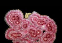 rhodochrosite slice