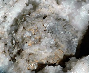 what is dolomite - gray cluster in specimen