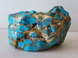 hachita stabilized turquoise with golden limonite turquoise inclusions