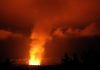 eruption in hawai`i volcanoes national park where pele's curse is said to have begun