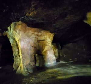 area where miners extracted dolostone from the widow jane mine